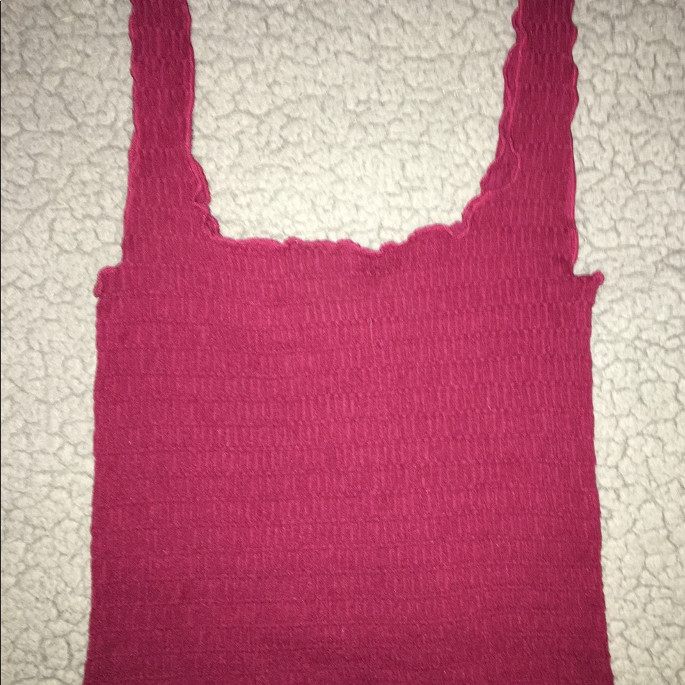 Maroon Scrunchie top